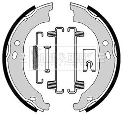 BORG & BECK Piduriklotside komplekt,seisupidur BBS6383